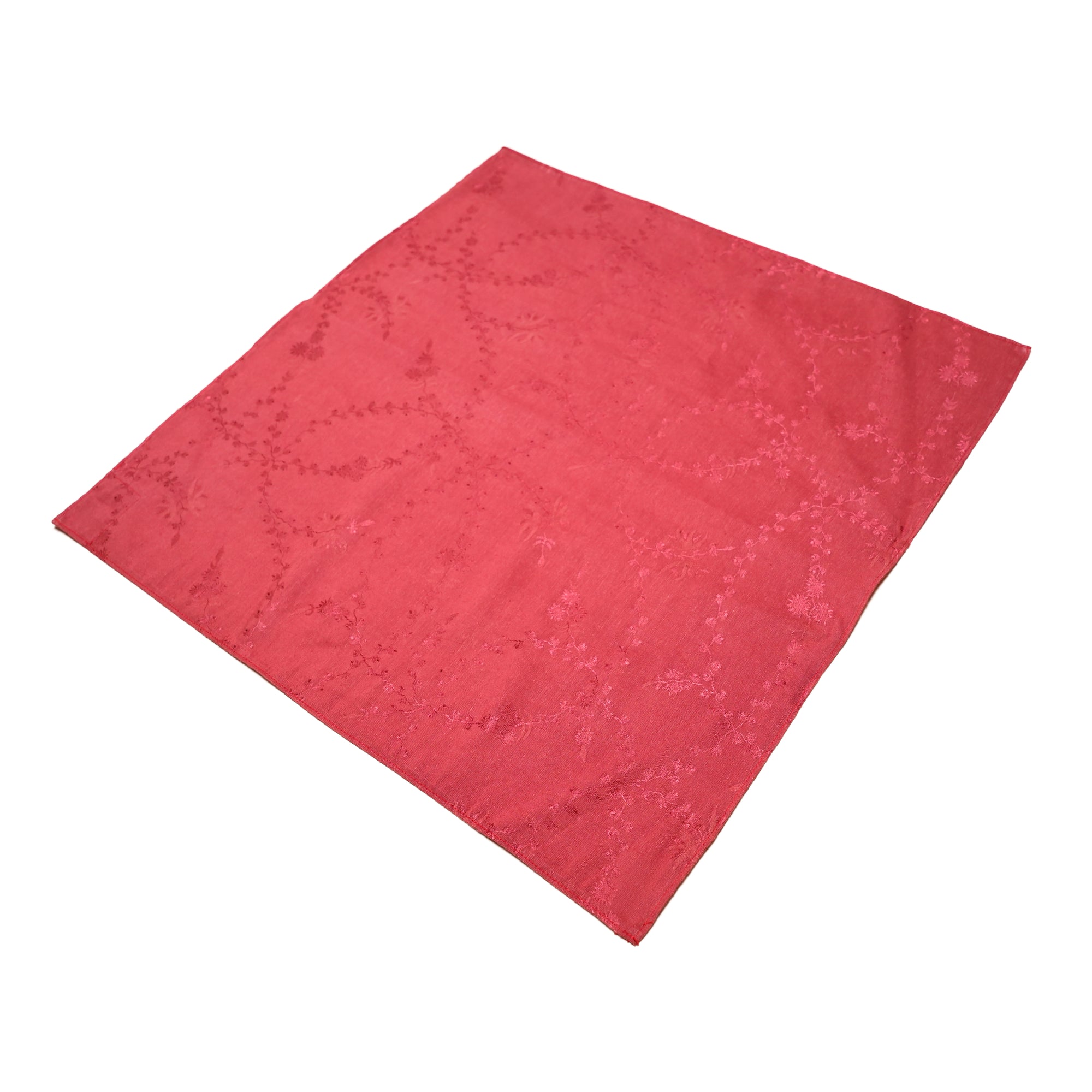 Deluxe Silk Bandana, Cinaberry
