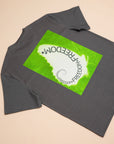 Fibonacci Tee in Black 33/Green