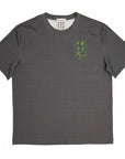 Fibonacci Tee in Black 33/Green