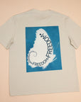 Fibonacci Tee in Sand/Blue