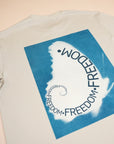 Fibonacci Tee in Sand/Blue