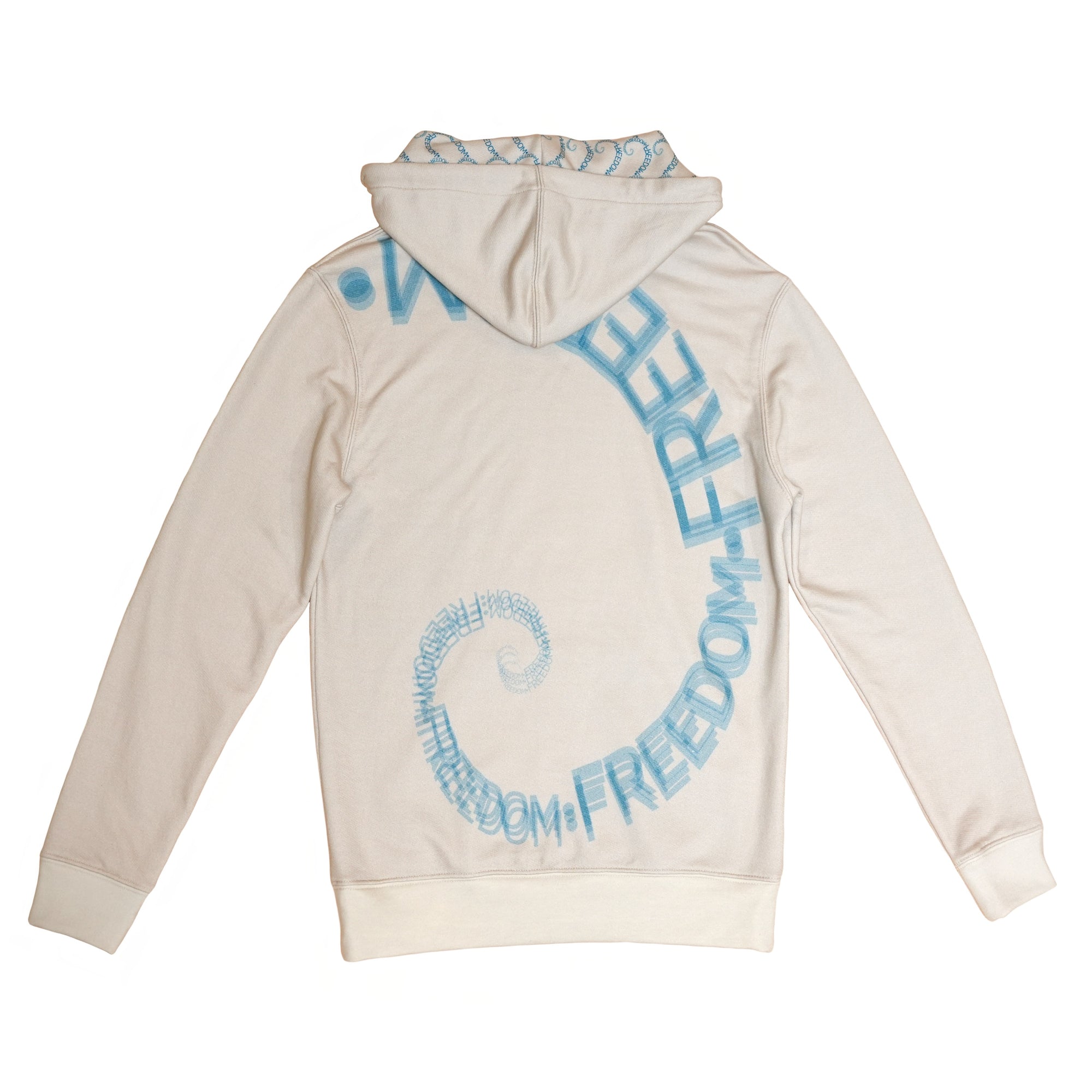 Fibonacci Hoodie in Sand/Blue