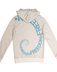 Fibonacci Hoodie in Sand/Blue