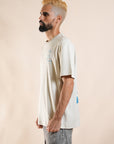 Fibonacci Tee in Sand/Blue