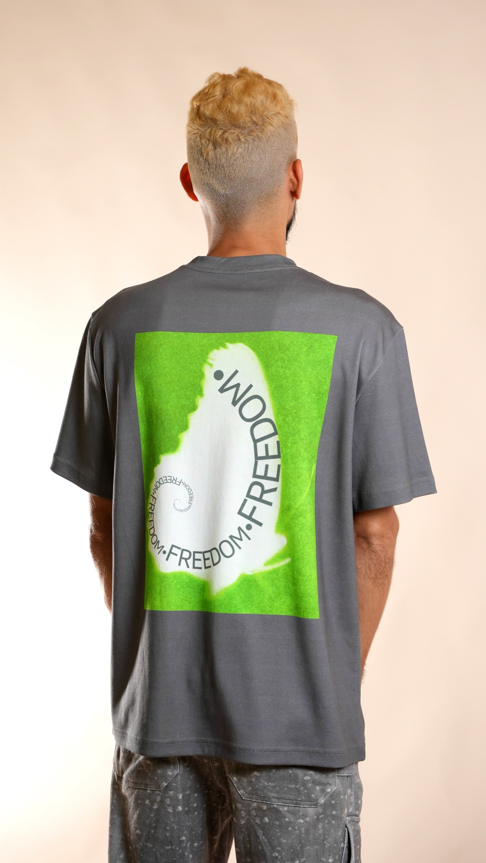 Fibonacci Tee in Black 33/Green