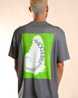 Fibonacci Tee in Black 33/Green