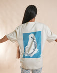 Fibonacci Tee in Sand/Blue