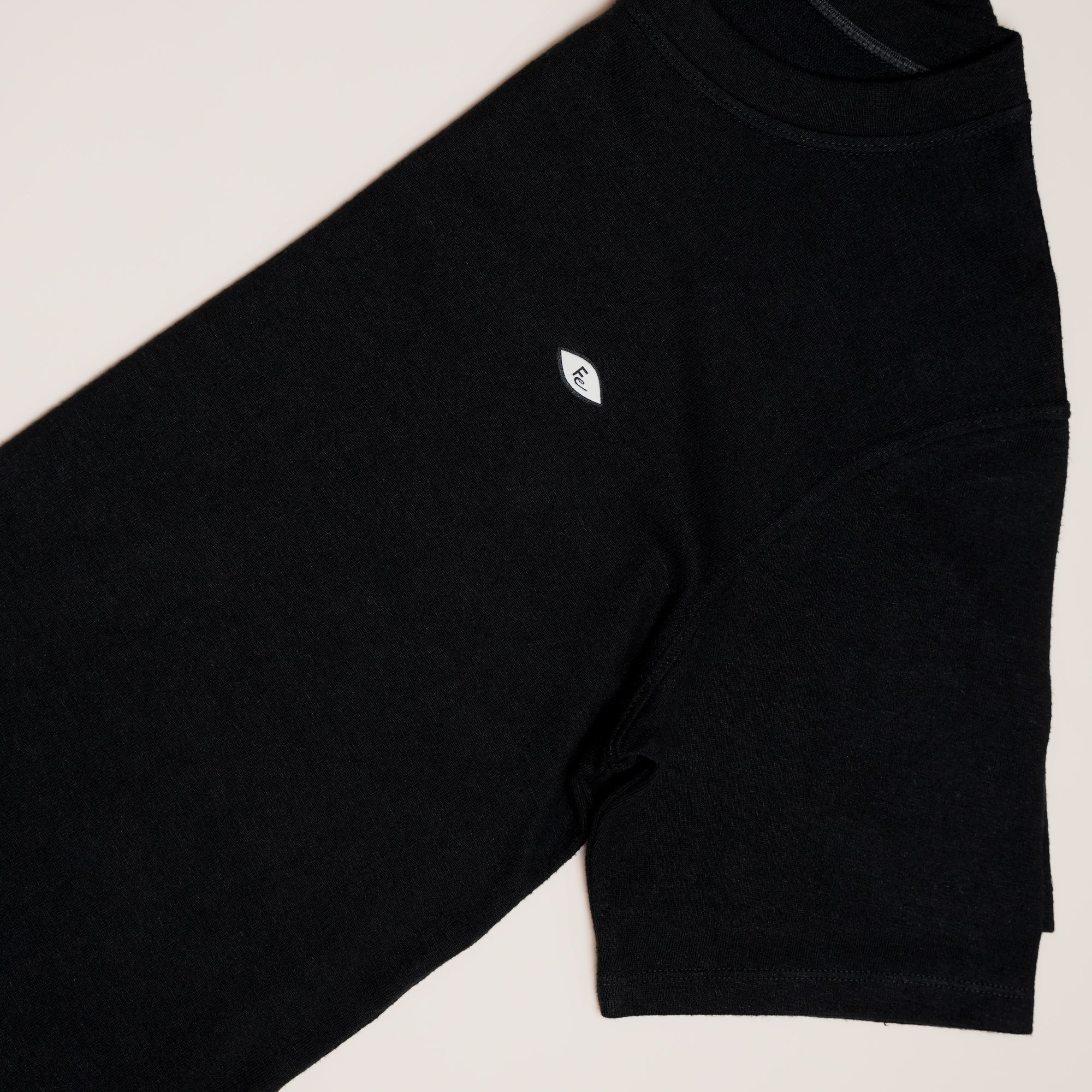 FE Hemp Tee in Black