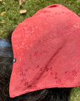 Deluxe Silk Bandana, Cinaberry