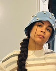 Crochet Bucket Hat in Sea