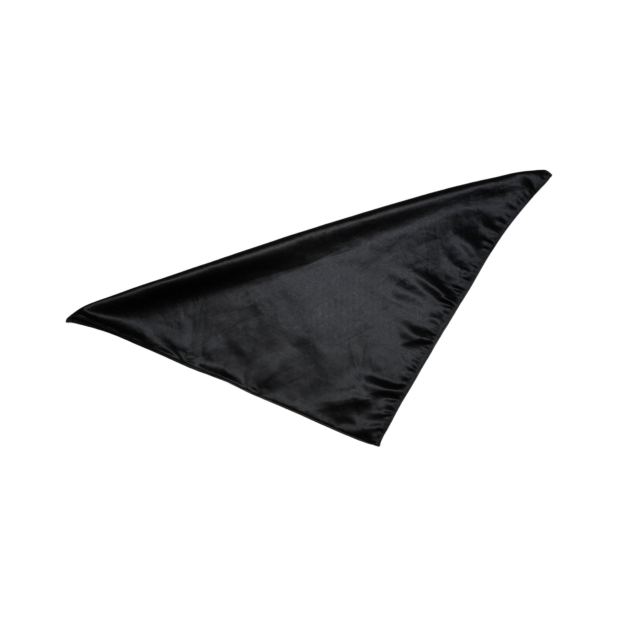 Deluxe Silk Bandana, Black