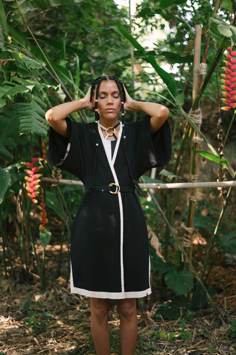 Hemp + Bamboo Wonder Belt, Charcoal